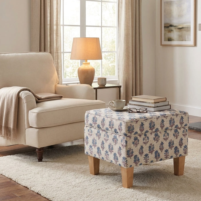 HomePopMediumTuftedStorageOttoman-BlueFloralPattern