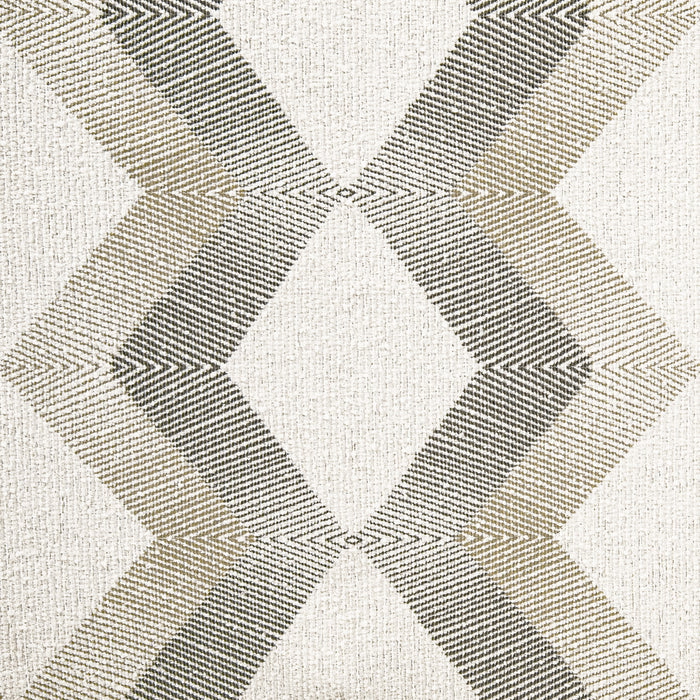 HomePop Malmo Bench -Natural Woven Geo