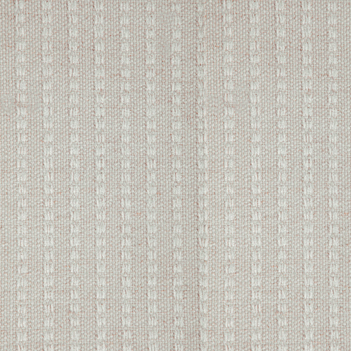 HomePop Upholstered Bench with Wood Base - White Woven Stripe