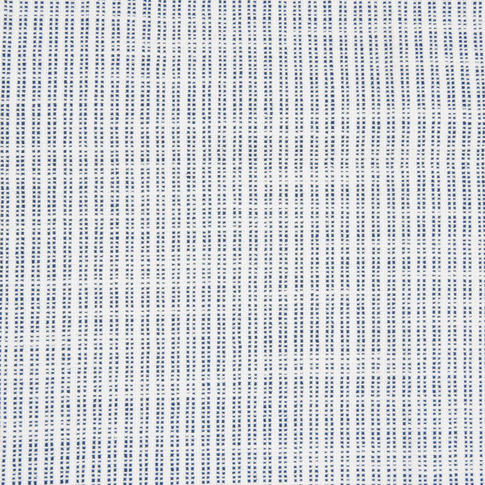 HomePop Oslo Bench - Blue Pinstripe Fabric