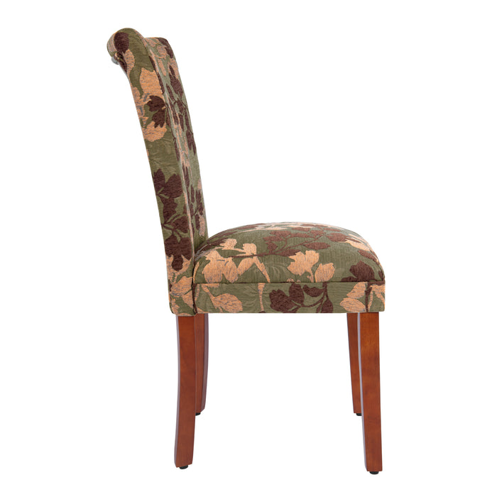 Parsons Dining Chair - Textured Sage Floral (Single Pack)