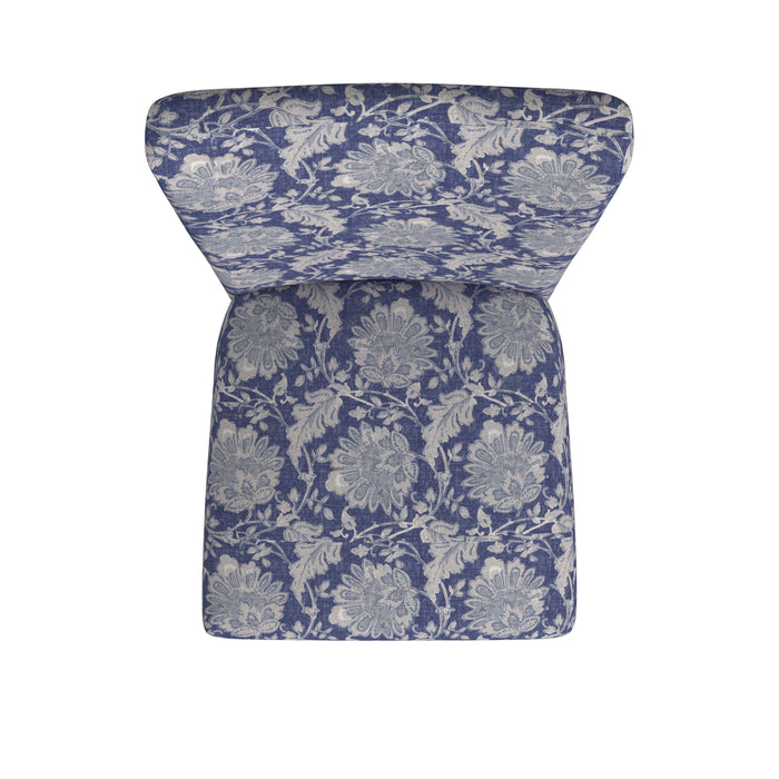 HomePop Classic Parsons Dining Chair - Blue Floral Print (Set of 2)