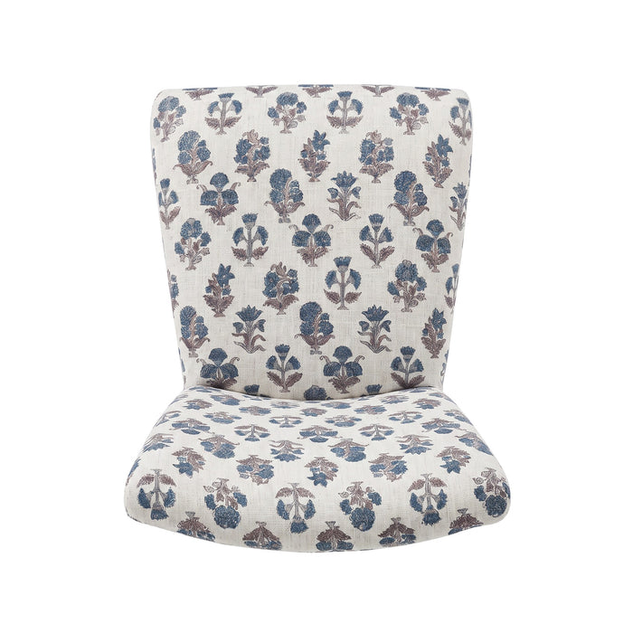 HomePop Classic Parsons DiningChair - Blue Floral Pattern (packof2)