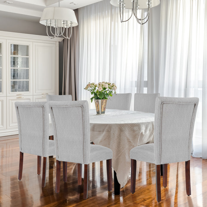 Classic Parsons Dining Chair Light Gray (Single Pack) — HomePop