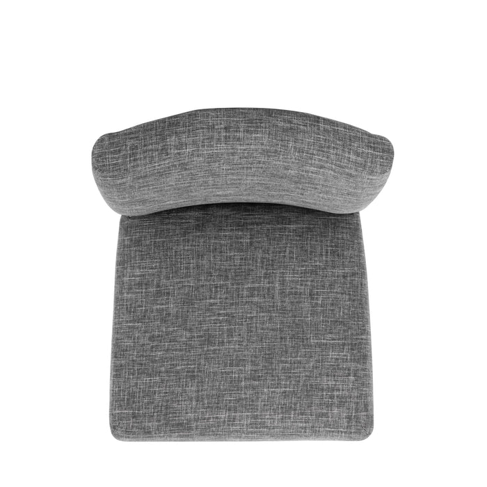 24" Barstool with Nail heads - Slate Gray