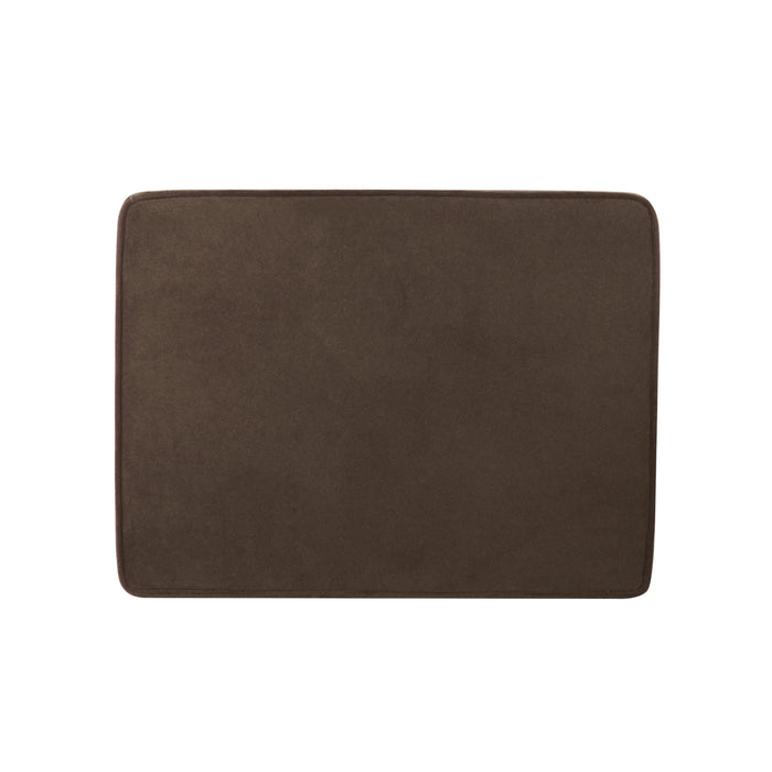 HomePop - Dinah 24" Storage Ottoman- Chocolate Brown Velvet