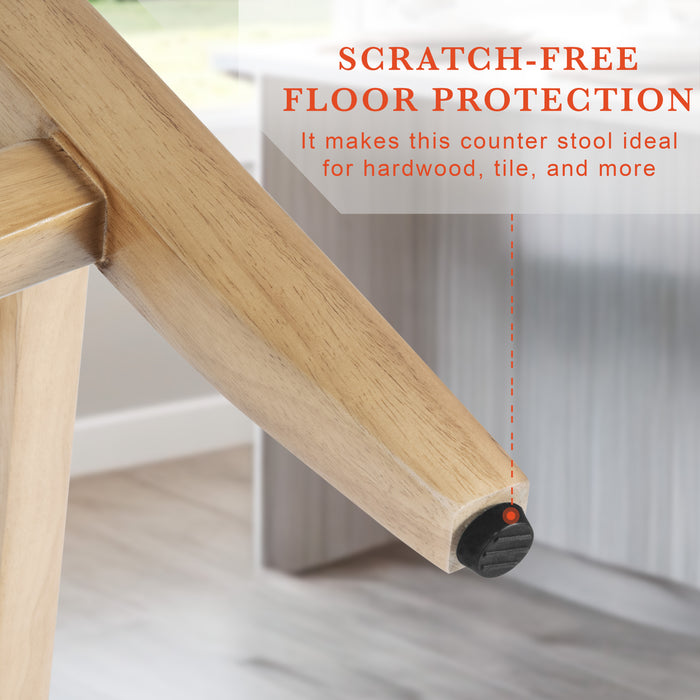 HomePop Open Back Counter Stool - Blue and White Stripe