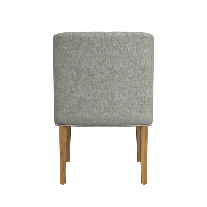 HomePop Upholstered Dining Chair- Gray Woven (Single Pack)