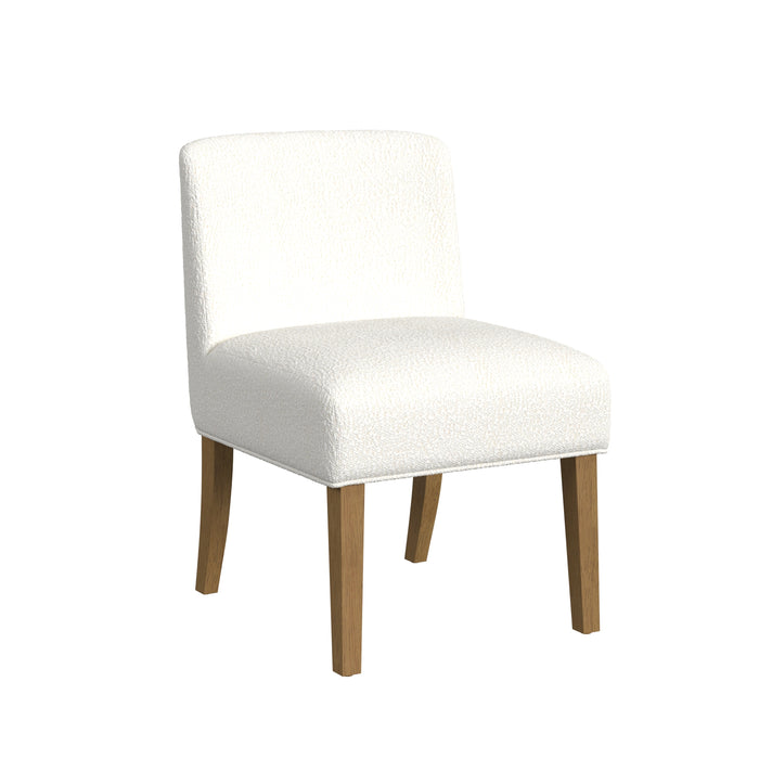 HomePop Upholstered Dining Chair- Cream Boucle (Single Pack)