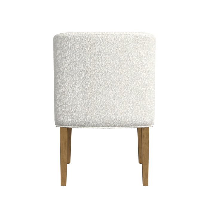 HomePop Upholstered Dining Chair- Cream Boucle (Single Pack)