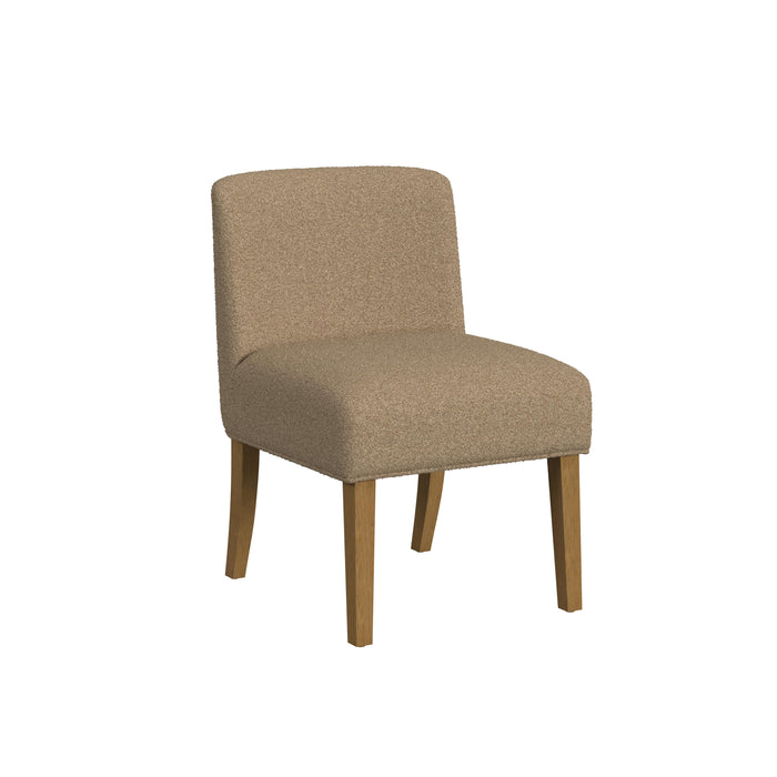 HomePop Upholstered Dining Chair- Brown Boucle (Single Pack)
