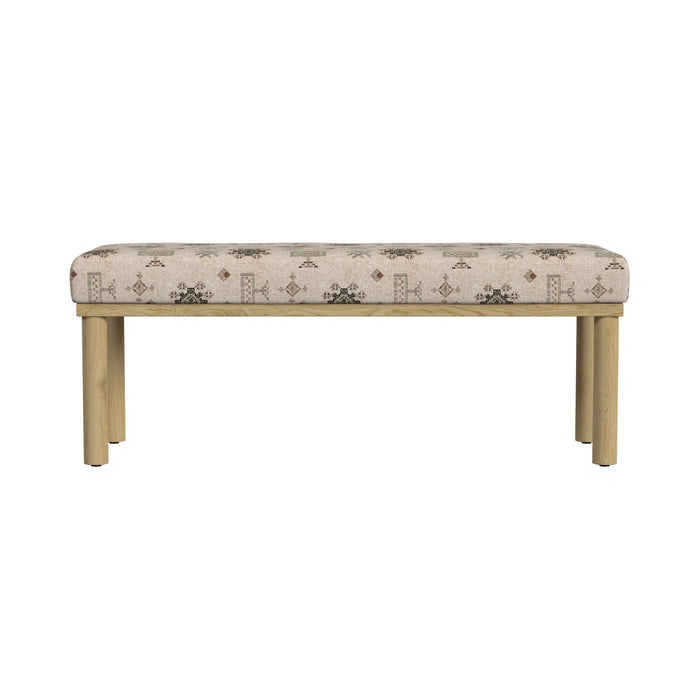 HomePop Oslo Bench -Contemporary Global Pattern