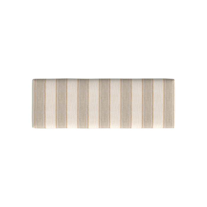 HomePop Oslo Bench -Wide Tan Stripe