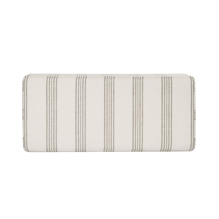 HomePop Malmo Bench - Brown Stripe