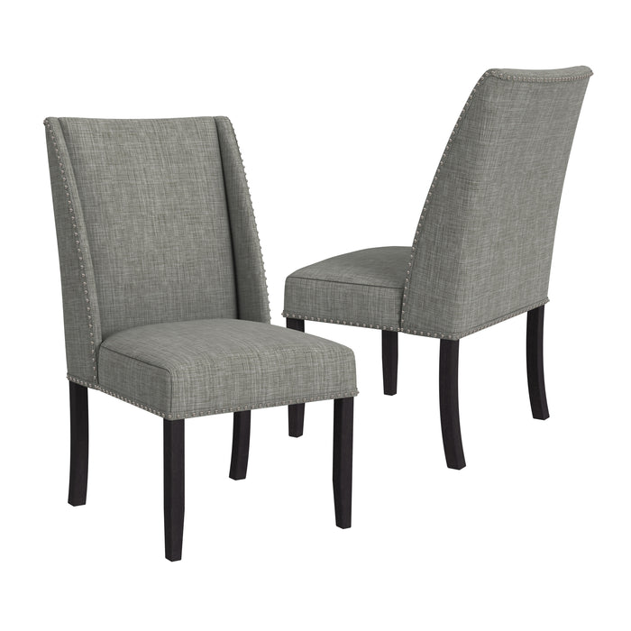 HomePop Wing Back Modern Dining Chair - Gray
(set of 2)