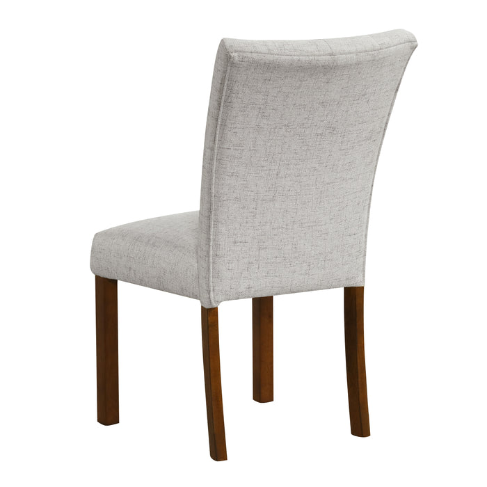 HomePop Tufted Back Parsons Dining Chair - Neutral Textured Solid (Set of 2)
