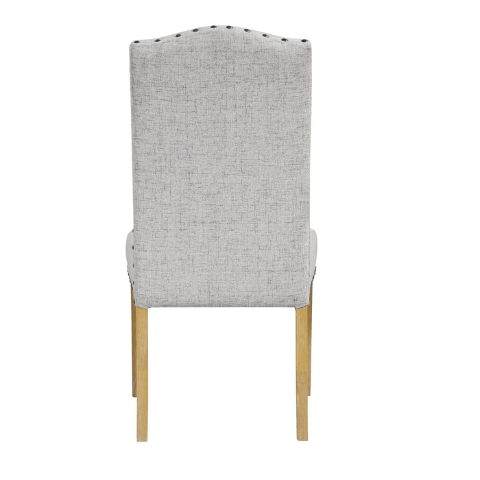 HomePop Curved Top Parson Dining Chair - Neutral Textured Solid (Set of 2)