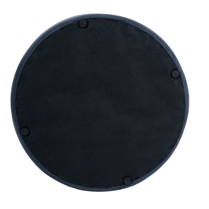 HomePop Ava Vevlet Ottoman with Storage - Blue Velvet