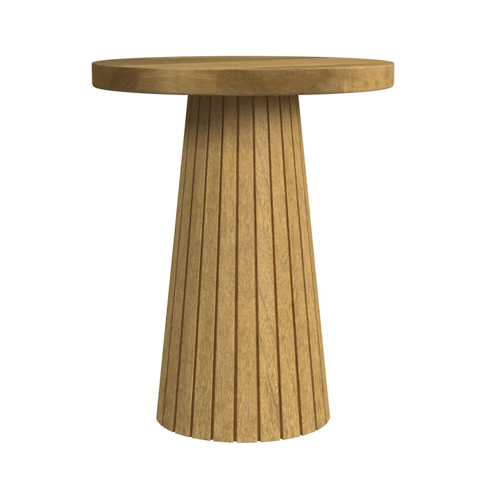 HomePop Natural Mango Wood Side Table