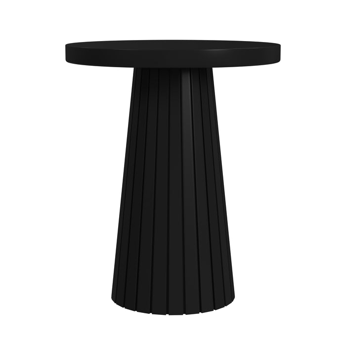 HomePop Black Mango Wood Side Table