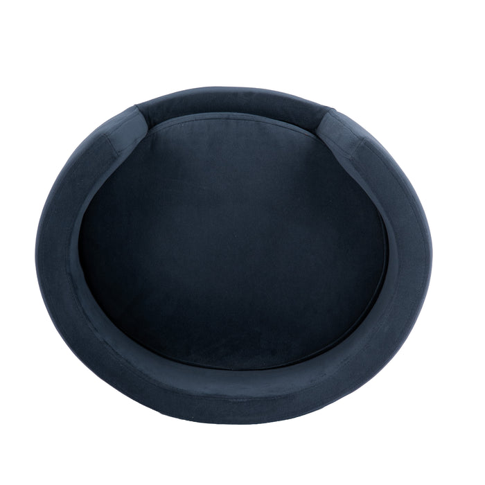 HomePop Luxury Pet Bed - Blue Velvet