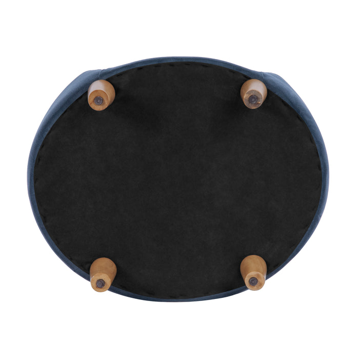 HomePop Luxury Pet Bed - Blue Velvet