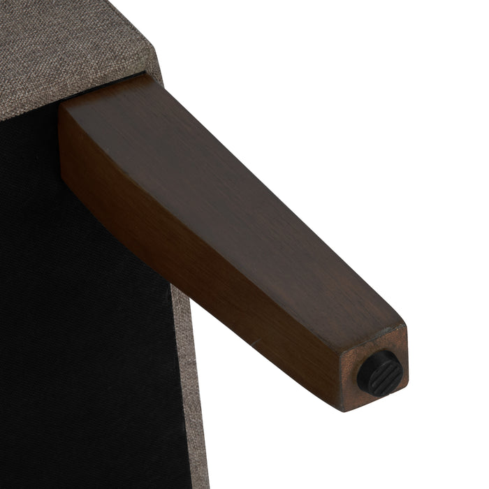 HomePop Decorative Storage Bench - Textured Brown