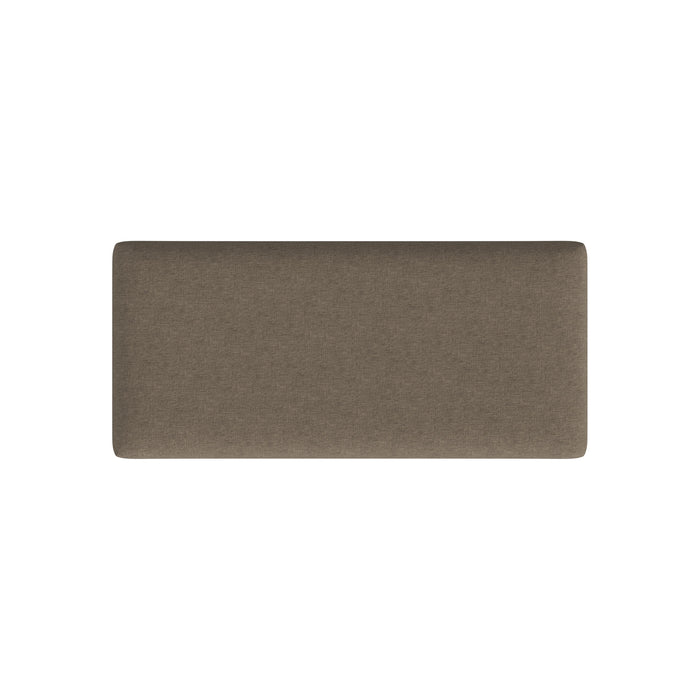 HomePop Decorative Storage Bench - Textured Brown