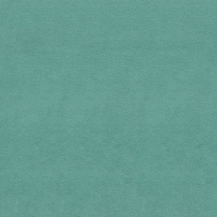 Velvet Tufted Metal Ottoman - Teal
