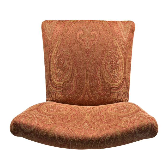 Parsons Dining Chair - Red and Gold Damask