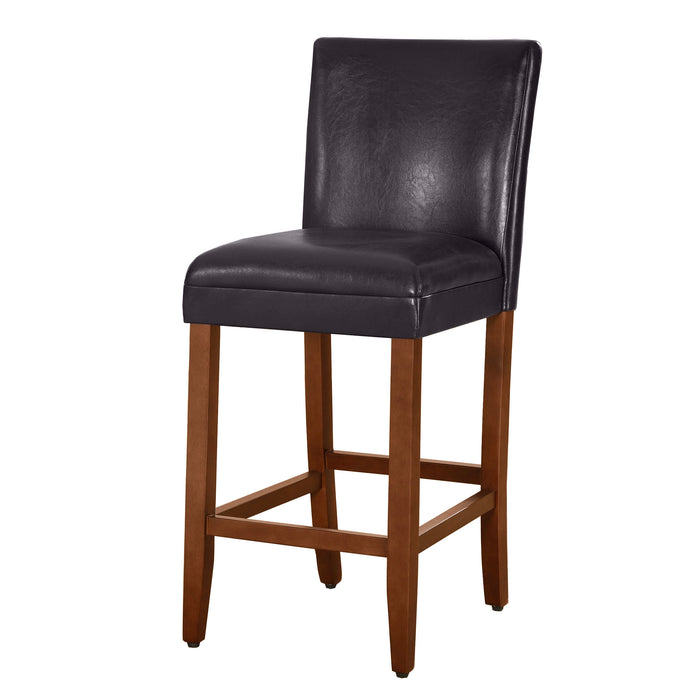 29" Barstool - Luxury Brown Faux Leather