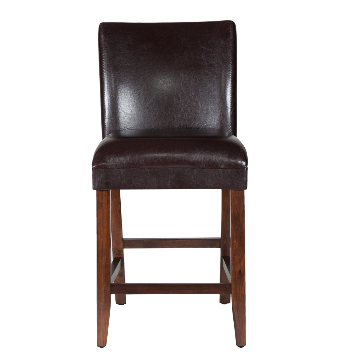 Home POP Black leather 2024 barstool. NiB