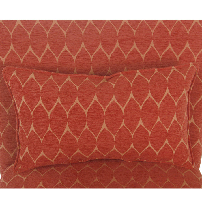 Parker Accent Chair with Pillow - Textured Melon