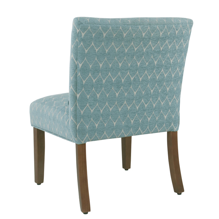 Parker Accent Chair with Pillow - Textured Teal