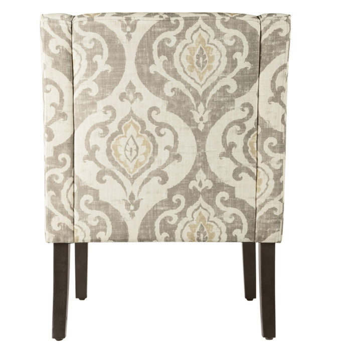 Classic Swoop Accent Chair - Suri Brown