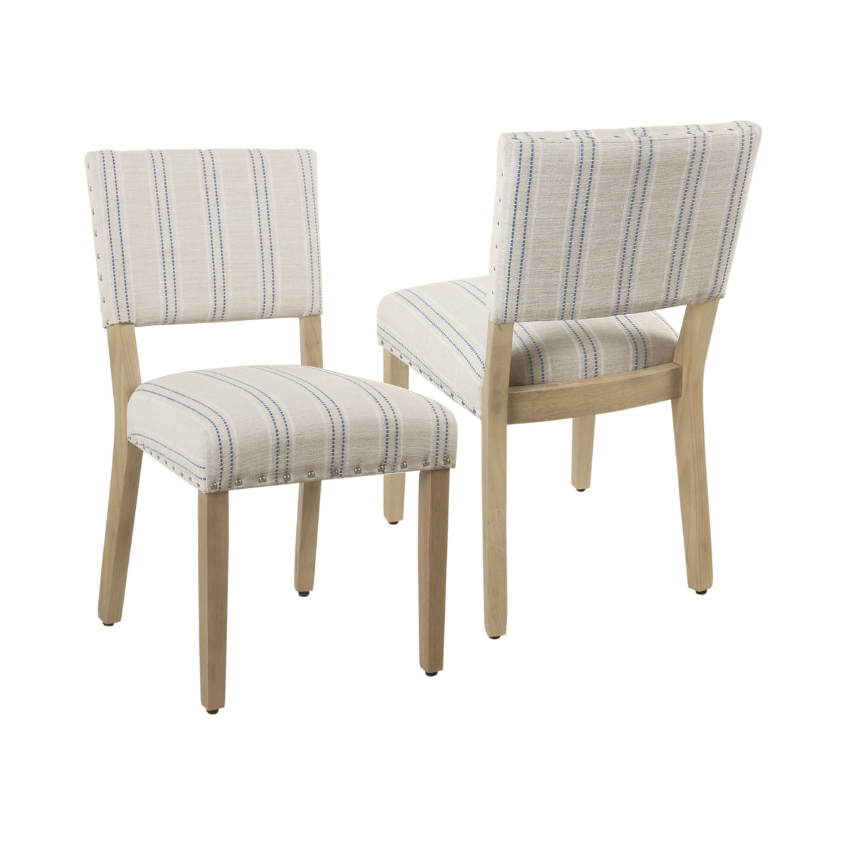 Striped dining store chairs