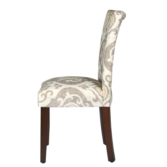 Classic Parsons Dining Chair - Suri Brown - 
Set of 2