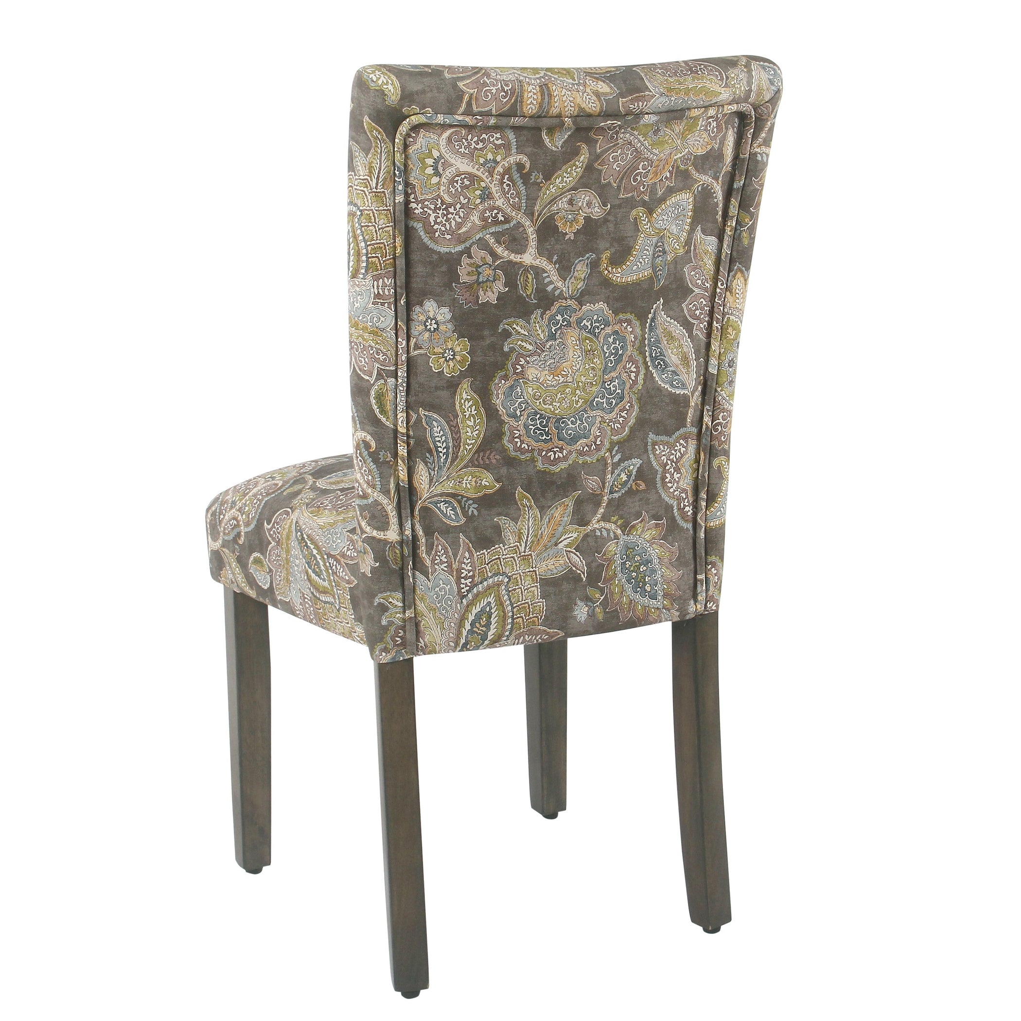 Classic Parsons Dining Chair Gray Floral Set Of 2 HomePop Furniture   K6805 A824 Y220 BACK 2100x2100 