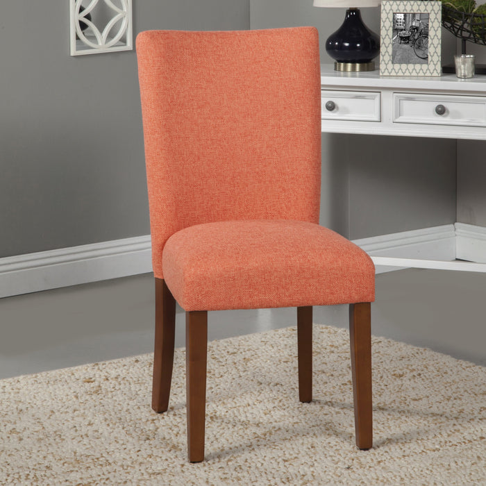 Classic Parsons Dining Chair - Coral Woven - Set of 2