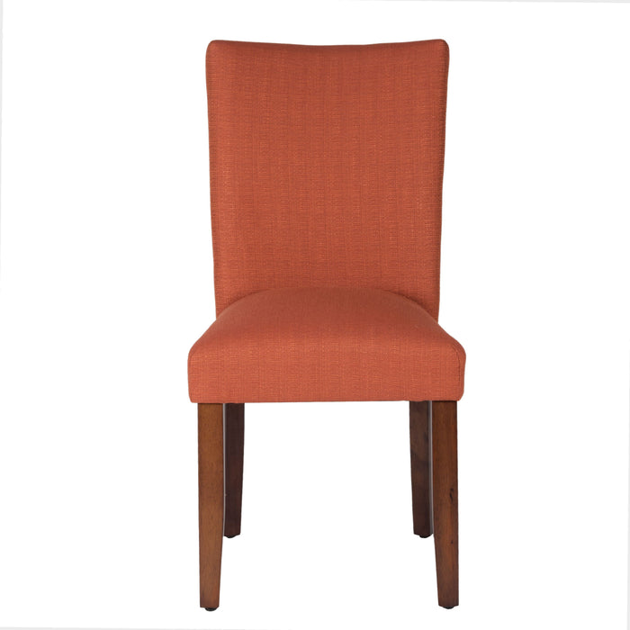 Classic Parsons Dining Chair - Textured Orange (Single Pack)