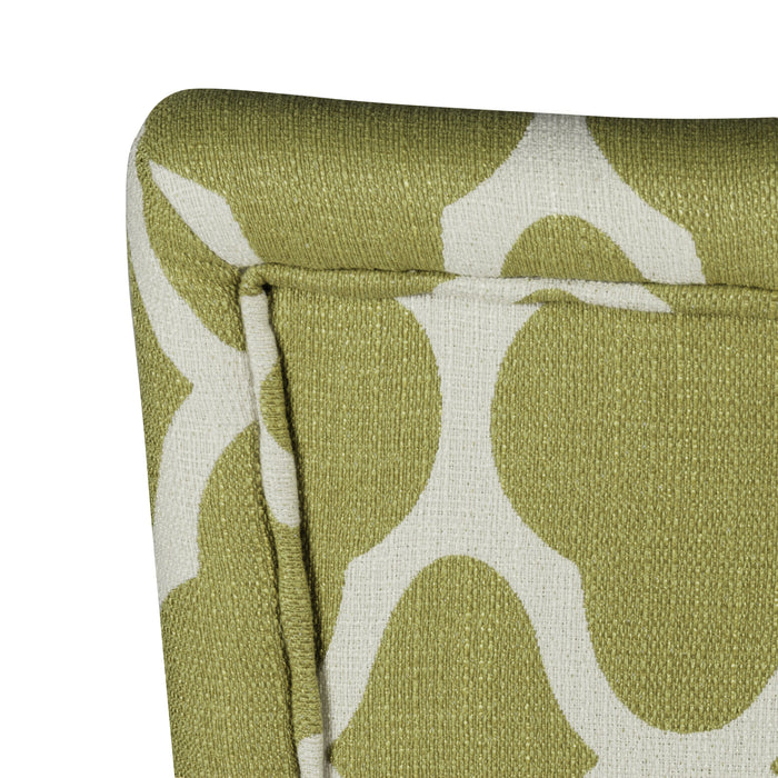 Classic Parsons Dining Chair -  Geo Light Green - Set of 2