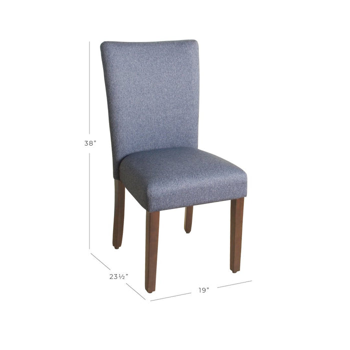 Classic Parsons Dining Chair - Blue Woven (Single Pack)