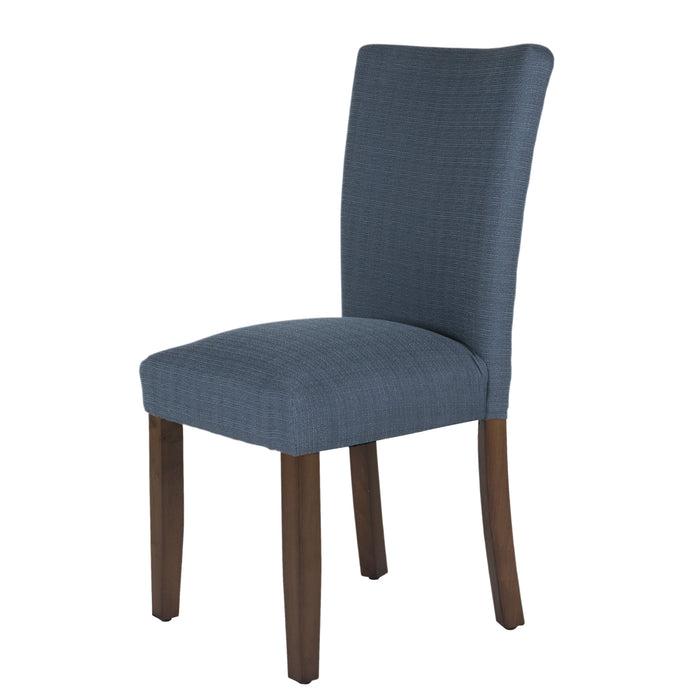 Classic Parsons Dining Chair - Textured Navy Blue (Single Pack)