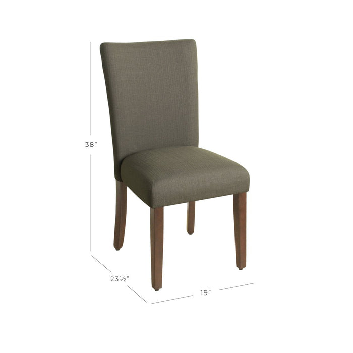 Classic Parsons Dining Chair - Brown Woven (Single Pack)