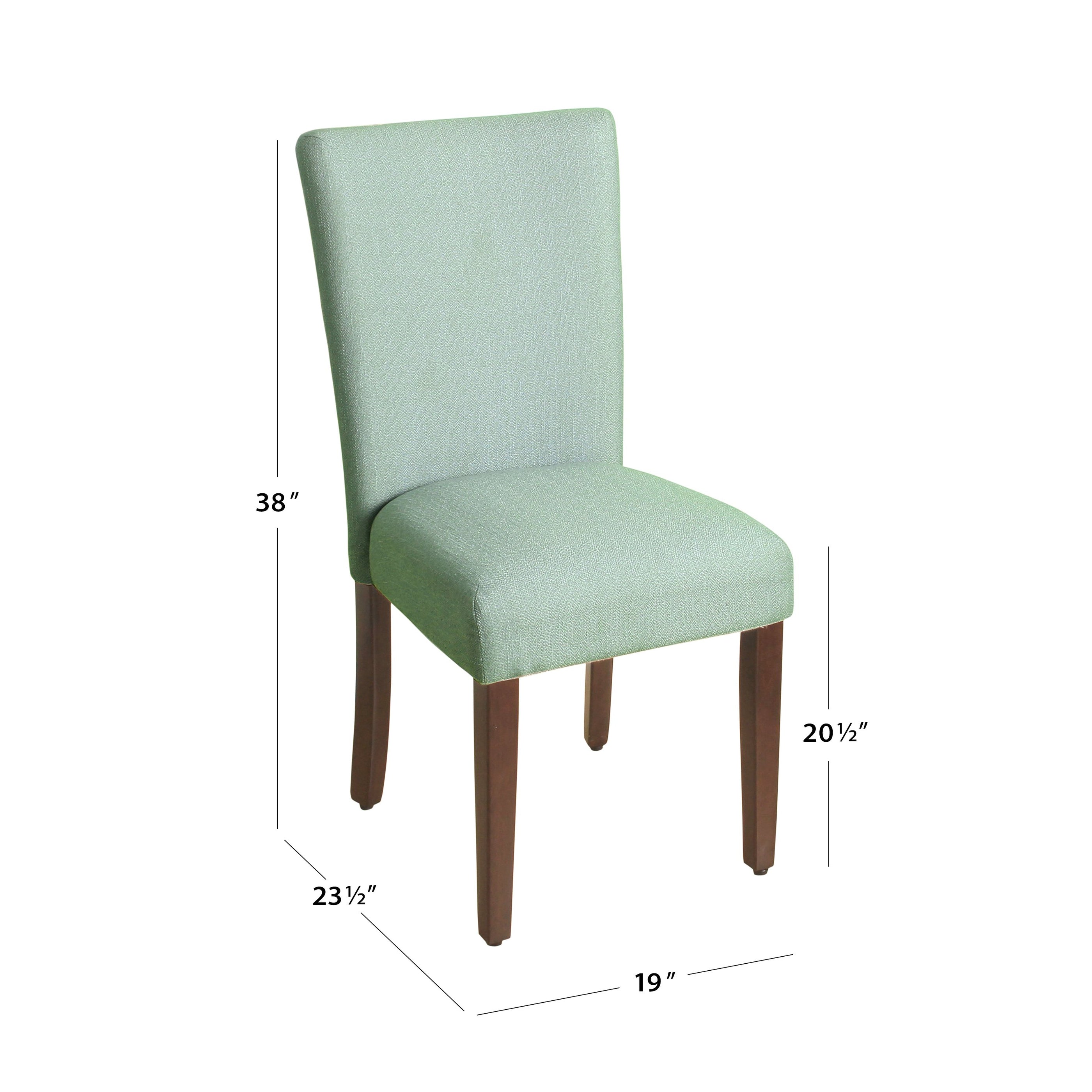 Classic Parsons Dining Chair - Light Green Woven (Single Pack ...