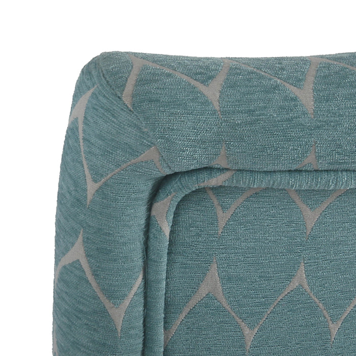 Textured Parsons Chair - Teal Geometric - Set of 2