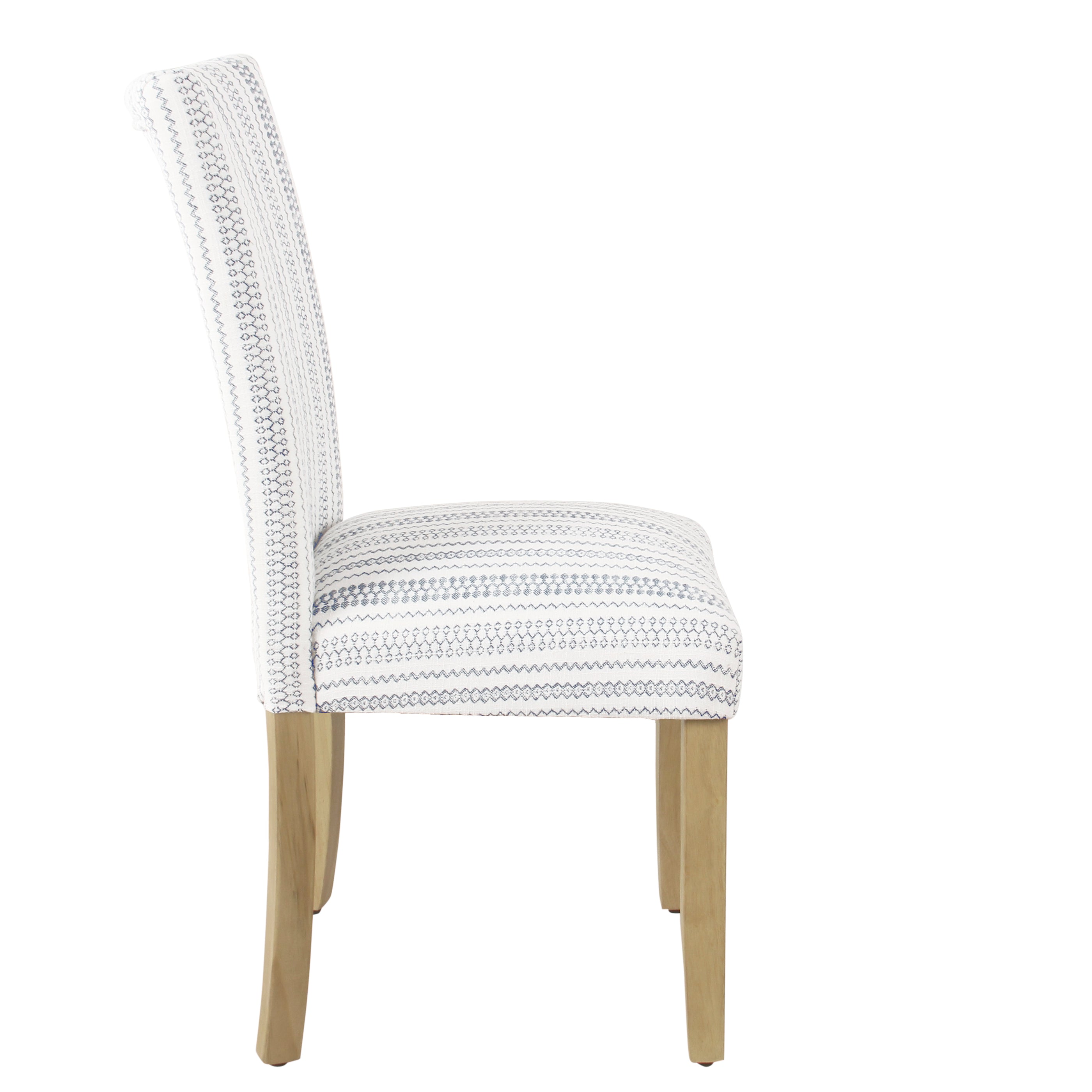 Homepop Classic Parsons Dining Chair Blue Farmhouse Stripe Set Of 2 — Homepop Furniture 6628