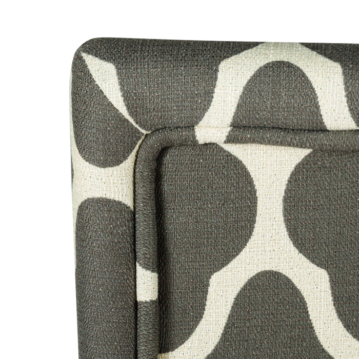 24”Classic Counter Stool - Gray Geometric