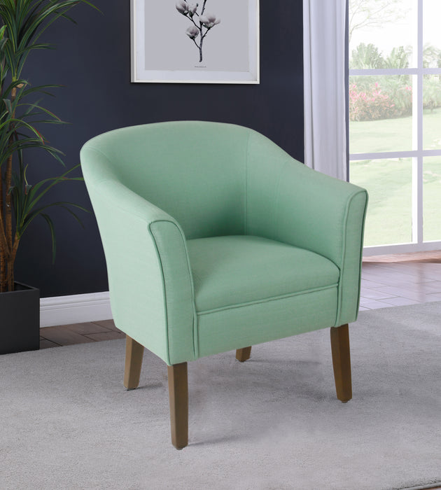 HomePop Modern Barrel Accent Chair - Textured Aqua