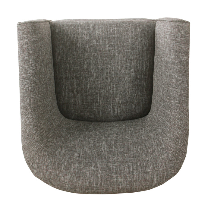 HomePop Modern Barrel Accent Chair - Slate Gray